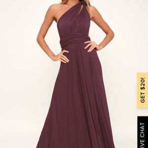 Lulus Plum Purple Maxi Dress